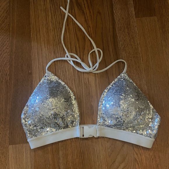 iHeartRaves Other - Silver bikini top